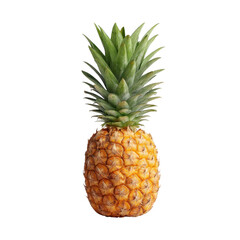 Fresh and Juicy Pineapple Isolated on a White Background Perfect for Summer Recipes and Healthy Eating Inspiration Transparent background or png