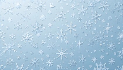 Snowflake pattern winter background for Christmas and holiday design