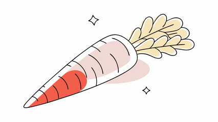Single Cartoon Carrot