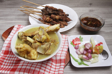 indonesian food on table
