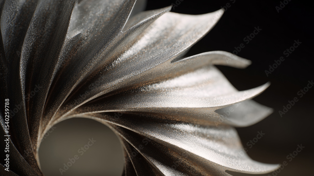 Aufkleber A detailed view showcases the intricate design of a liquid metal structure highlighting the unique capabilities of shape memory alloys.