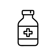 Obraz premium Medicine bottle on transparent background for web and graphic design