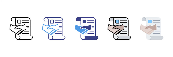 Settlement Multi Style Icon Set