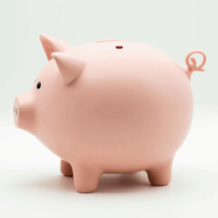 Pink Piggy Bank Savings, Money, Finance, and Financial Planning