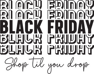 Fototapeta premium Black Friday Sale Shop 'til You Drop! Amazing Deals Await!