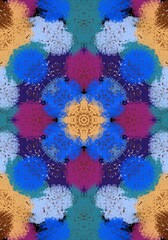 Fondo floral. Composici&oacute;n abstracta