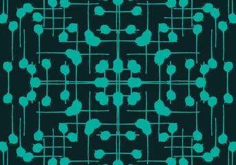Fondo verde de conexiones electrónicas
