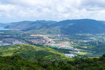 The natural scenery of Yalong Bay in Sanya City, Hainan Province, China