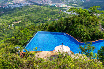 The natural scenery of Yalong Bay in Sanya City, Hainan Province, China