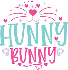 Sweet Hunny Bunny Adorable Easter Bunny Design