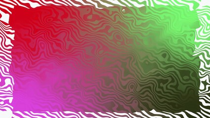 Abstract background with a gradient of colors and a zebra stripe frame in a decorative composition