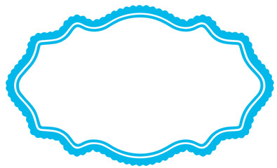 Obraz premium Islami blue Text Box Vector, Text Box, Islamic Text Box