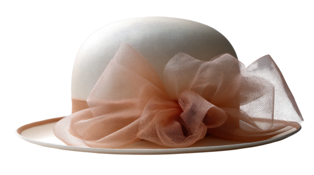Elegant Headwear: A vintage hat with delicate details, embodying timeless fashion, its aesthetic form invites admiration, making it a perfect element in any display.