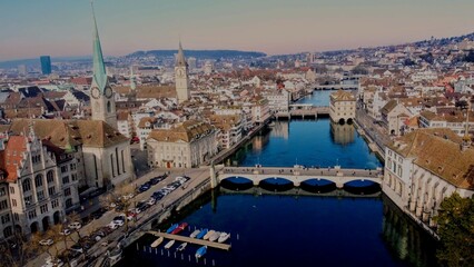 Old town city center Zurich