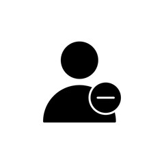 user remove, delete account icon