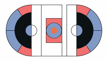Abstract Rink Diagram