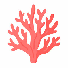 Obraz premium Hand-drawn-coral Vintage Travel & Ocean Sketch Vector
