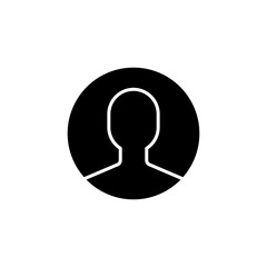 user, avatar, profile icon vector