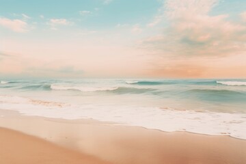 Fototapeta premium Beach outdoors horizon nature.