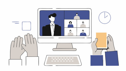 Online Meeting, Video Conference, Virtual Teamwork