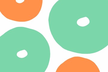 minimal background with colorful rings