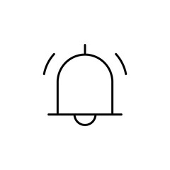 notification alert, ring, bell icon