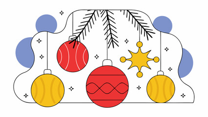 Minimalist Christmas Ornament Decorations