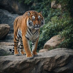 Obraz premium tiger in the forest