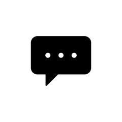 Fototapeta premium chat bubble, talk, message icon