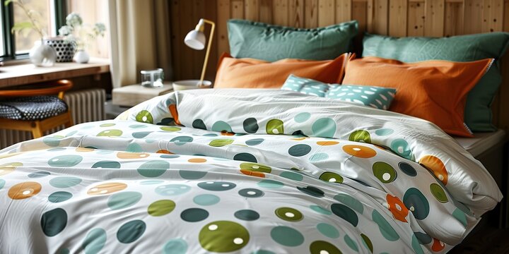 bed in bedroom