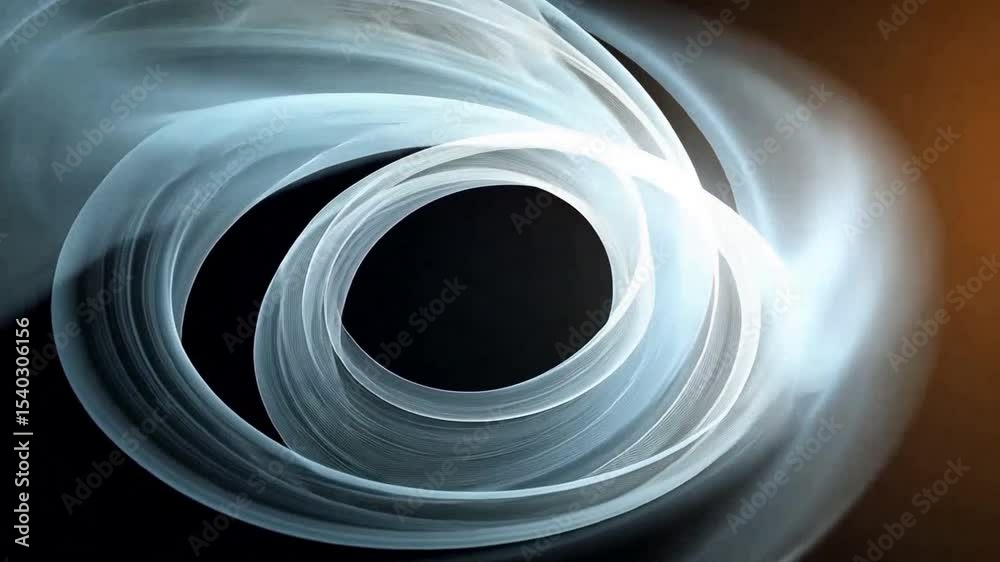 Poster abstract swirls of energy: a mesmerizing abstract composition of ethereal, swirling lines in shades 