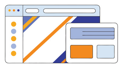 Modern Website Design Interface