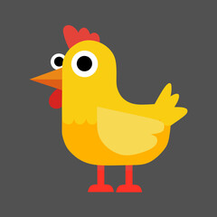 Chick icon logo vector 