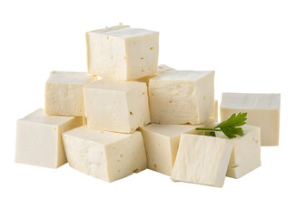 Fresh paneer cubes indian cheese dairy product healthy food vegetarian ingredient protein rich delicious 100