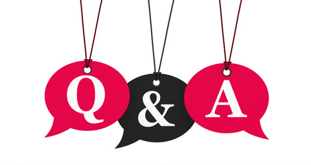 Question And Answer Sign Speech Bubbles