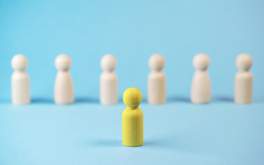 Stand Out Business Leadership Vision Concept