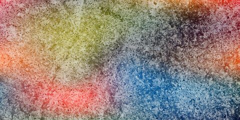 Concrete wall texture with colored plaster. Beautiful design facade painted plaster walls with small pits of various shapes.