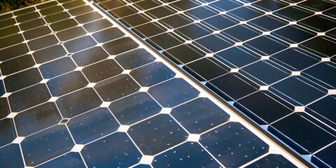 solar panels on a roof