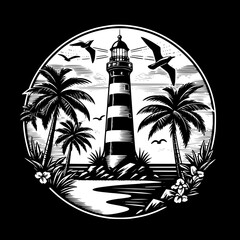lighthouse on the beach