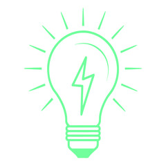 light bulb icon design image
