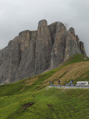 Parete rocciosa delle Dolomiti
