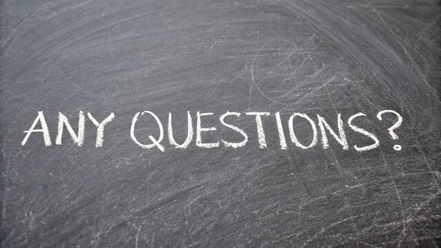 Any Questions? Chalkboard Inquiry