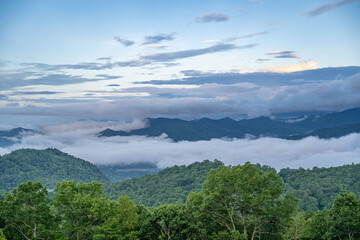 mountain views