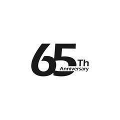 anniversary logo design, 65th anniversary, symbol, icon, party, logo design for 65th anniversary, vector, success, illustration, birthday, symbol, background, year, congratulations, greeting, invitati