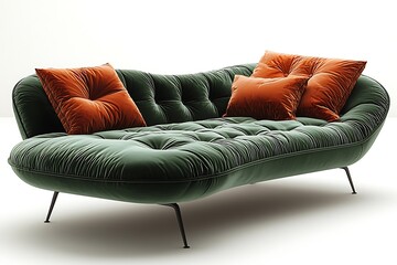 Contemporary velvet daybed design high resolution picture