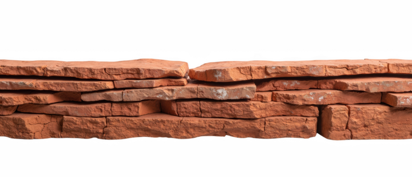 Textured stone wall rustic design orange color natural material outdoor decor landscaping element durable structure architectural feature