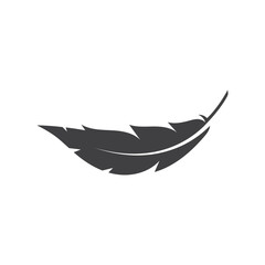Obraz premium Feather logo icon