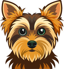 Yorkshire Terrier dog vector 