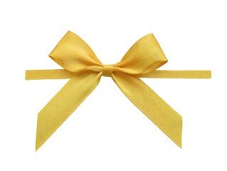 Yellow ribbon bow