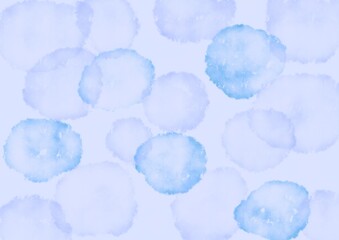 Fototapeta premium 淡い水彩の背景テクスチャ_ブルー